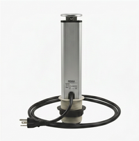 Torre Multiplug Retrátil Com 3 Tomadas e USB BM8691