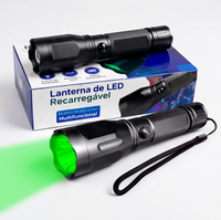 Lanterna Tática Led Foco Verde LT-410