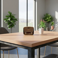 Rádio Vintage B-MAX com Lanternas e USB - BM-S107