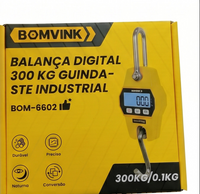 Balança Digital Industrial 300kg BOM-6602