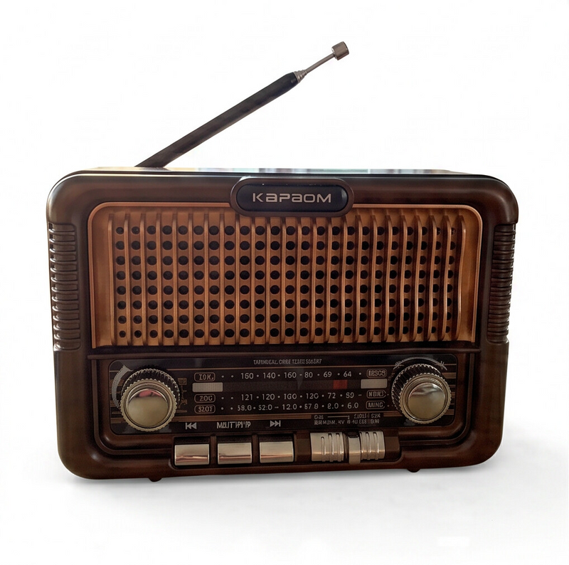 Rádio portátil com alça e antena - KA-1088